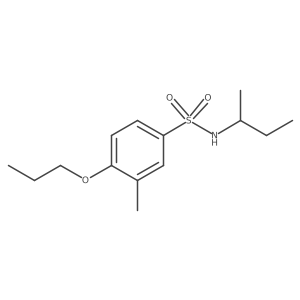 N-(sec-butyl)-3-methyl-4-propoxybenzenesulfonamide Structure