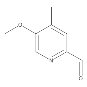 5-Methoxy-4-methylpyridine-2-carbaldehyde结构式