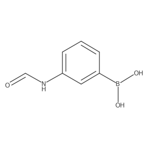 B-[3-(Formylamino)phenyl]boronic acid Structure