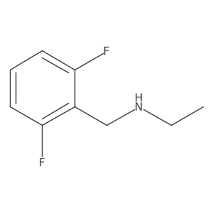 [(2,6-Difluorophenyl)methyl](ethyl)amine结构式