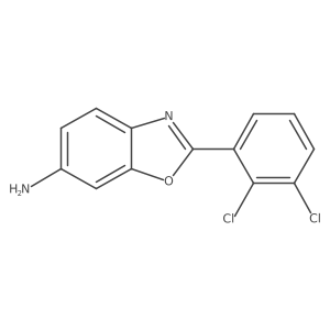 2-(2,3-Dichlorophenyl)-1,3-benzoxazol-6-amine结构式