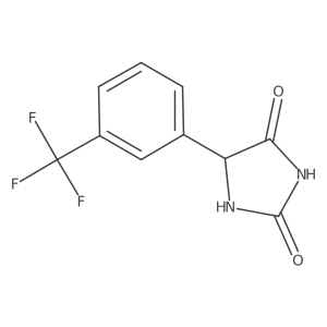 5-(3-(Trifluoromethyl)phenyl)imidazolidine-2,4-dione结构式