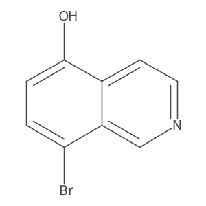 8-Bromoisoquinolin-5-ol结构式