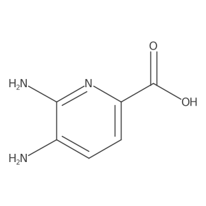 5,6-Diaminopyridine-2-carboxylic acid Structure