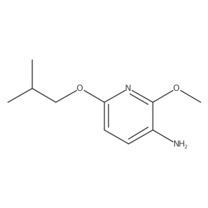 2-Methoxy-6-(2-methylpropoxy)-3-pyridinamine结构式