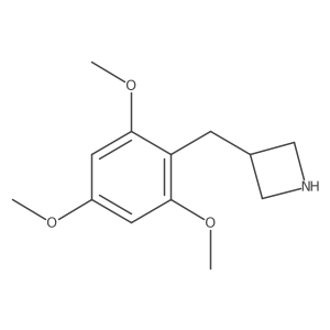 3-(2,4,6-Trimethoxybenzyl)azetidine结构式
