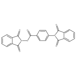 1,3-dioxo-2,3-dihydro-1H-isoindol-2-yl 4-(1,3-dioxo-2,3-dihydro-1H-isoindol-2-yl)benzoate结构式