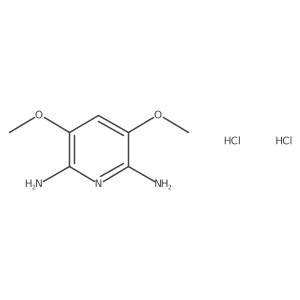 3,5-dimethoxy-2,6-Pyridinediamine dihydrochloride Structure