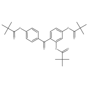 2,4,4'-Tripivaloyloxybenzophenone Structure