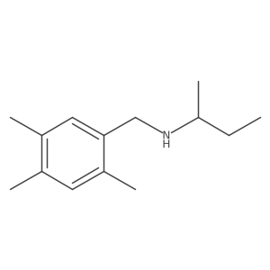 (Butan-2-yl)[(2,4,5-trimethylphenyl)methyl]amine结构式