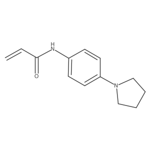 N-[4-(pyrrolidin-1-yl)phenyl]prop-2-enamide Structure