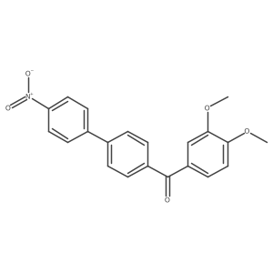 (3,4-Dimethoxyphenyl)(4a(2)-nitro[1,1a(2)-biphenyl]-4-yl)methanone结构式