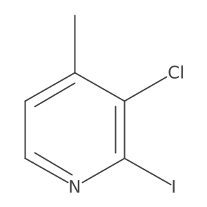 3-Chloro-2-iodo-4-methylpyridine结构式