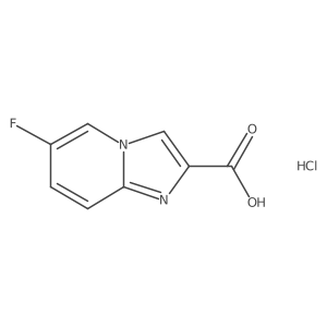 6-Fluoro-imidazo[1,2-a]pyridine-2-carboxylic acid hcl Structure