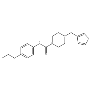 N-(4-ethoxyphenyl)-4-(thiophen-3-ylmethyl)piperazine-1-carboxamide Structure