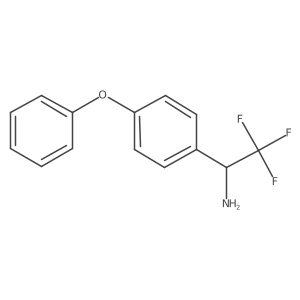 (R)-2,2,2-Trifluoro-1-(4-phenoxyphenyl)ethan-1-amine Structure