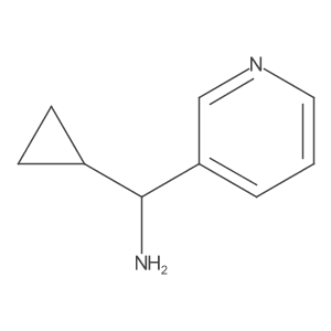 (S)-cyclopropyl(pyridin-3-yl)methanamine结构式
