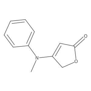 4-[Methyl(phenyl)amino]-5H-furan-2-one结构式