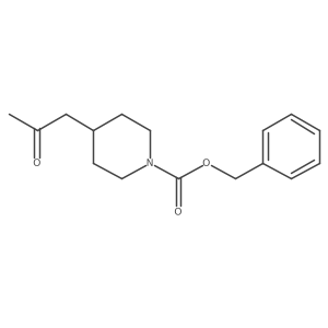 Benzyl 4-(2-oxopropyl)piperidine-1-carboxylate Structure