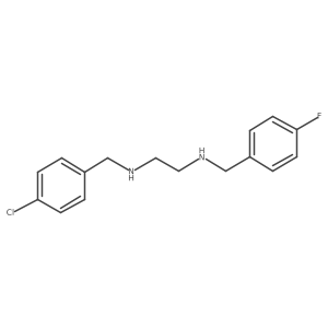 N-(4-Chlorobenzyl)-N'-(4-fluorobenzyl)ethane-1,2-diamine Structure