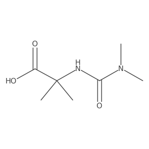 Alanine, N-[(dimethylamino)carbonyl]-2-methyl- Structure