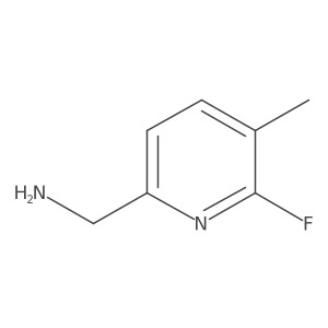 (6-Fluoro-5-methylpyridin-2-YL)methanamine Structure