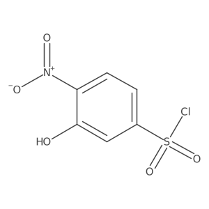 3-Hydroxy-4-nitrobenzene-1-sulfonyl chloride Structure
