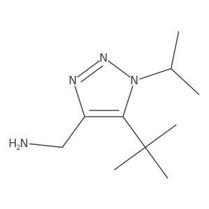 [5-tert-butyl-1-(propan-2-yl)-1H-1,2,3-triazol-4-yl]methanamine Structure