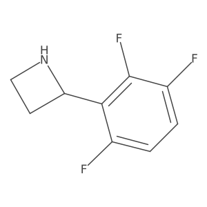 2-(2,3,6-Trifluorophenyl)azetidine结构式