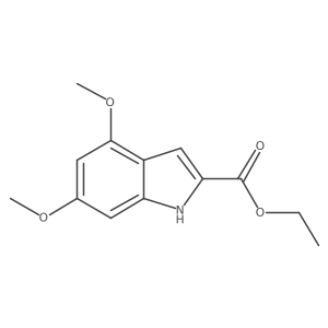 ethyl 4,6-dimethoxy-1H-indole-2-carboxylate Structure