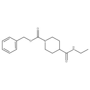 Benzyl 4-(ethylcarbamoyl)piperidine-1-carboxylate Structure