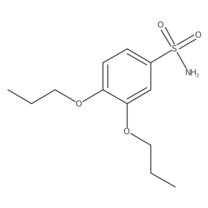 3,4-Dipropoxybenzenesulfonamide Structure