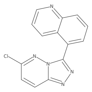 5-(6-Chloro-[1,2,4]triazolo[4,3-b]pyridazin-3-yl)quinoline Structure