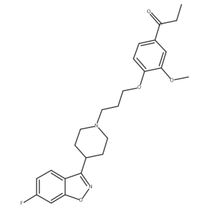 1-Desacetyl 1-Propionyl Iloperidone结构式