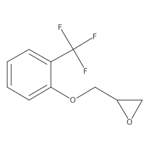 (R)-2-((2-(Trifluoromethyl)phenoxy)methyl)oxirane Structure