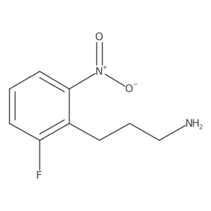 3-(2-Fluoro-6-nitrophenyl)propan-1-amine Structure