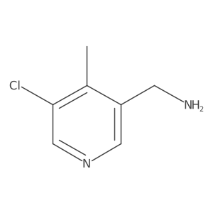 (5-Chloro-4-methylpyridin-3-YL)methylamine Structure