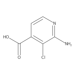 2-Amino-3-chloroisonicotinic acid Structure