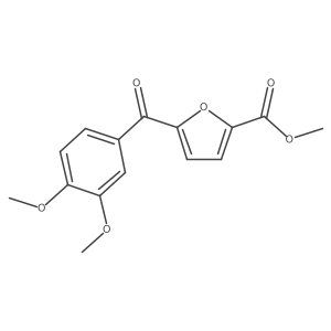 Methyl 5-(3,4-dimethoxybenzoyl)furan-2-carboxylate结构式