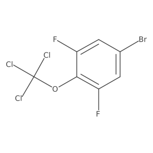 5-Bromo-1,3-difluoro-2-(trichloromethoxy)benzene结构式