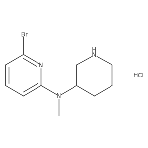 (R)-6-bromo-N-methyl-N-(piperidin-3-yl)pyridin-2-amine hydrochloride结构式