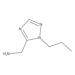 (2-Propyl-1,2,4-triazol-3-yl)methanamine Structure