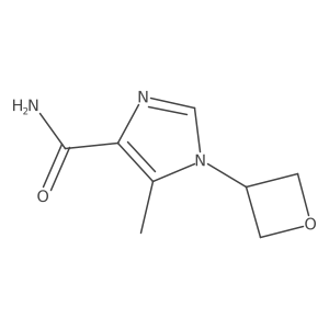 5-Methyl-1-(oxetan-3-yl)imidazole-4-carboxamide Structure