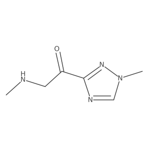 1-(1-methyl-1H-1,2,4-triazol-3-yl)-2-(methylamino)ethan-1-one Structure