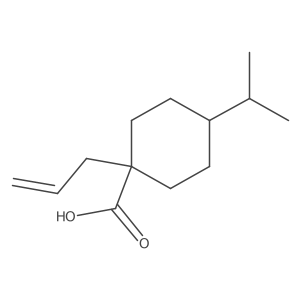 1-Allyl-4-isopropylcyclohexane-1-carboxylic acid Structure