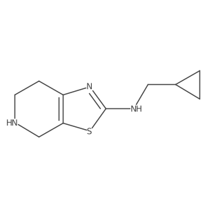 N-(Cyclopropylmethyl)-4,5,6,7-tetrahydrothiazolo[5,4-c]pyridin-2-amine Structure