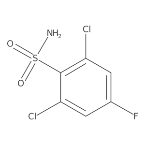2,6-Dichloro-4-fluorobenzenesulfonamide结构式
