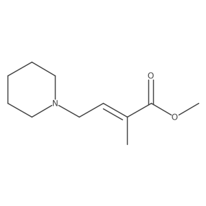 Methyl 2-methyl-4-(piperidin-1-yl)but-2-enoate Structure