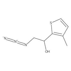 (1S)-2-azido-1-(3-methylthiophen-2-yl)ethan-1-ol Structure