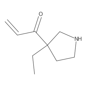 1-(3-Ethylpyrrolidin-3-yl)prop-2-en-1-one Structure